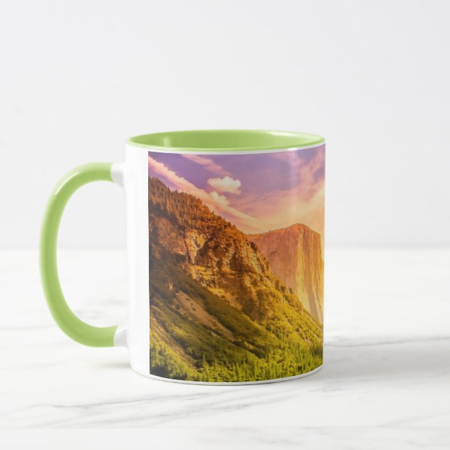 Tunnel View of Yosemite National Park Mug (Left)