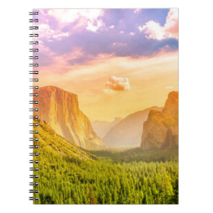 Tunnel View of Yosemite National Park Notebook