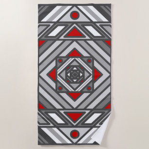 Tunnel Vision Beach Towel