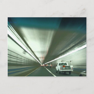 tunnel vision postcard