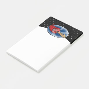 Tunnel Vortex Syndrome - funny dog agility Post-it Notes