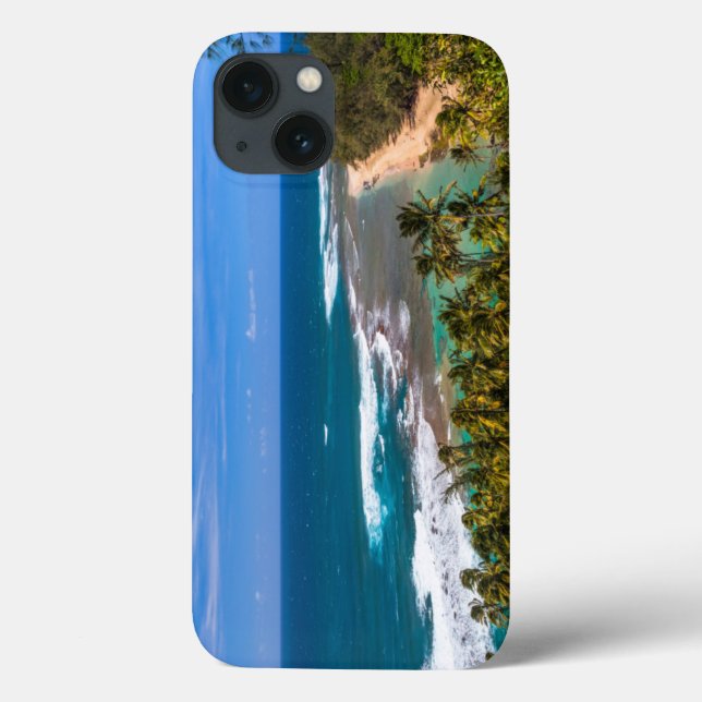 Tunnels Beach as seen from the Kalalau Trail Case-Mate iPhone Case (Back)