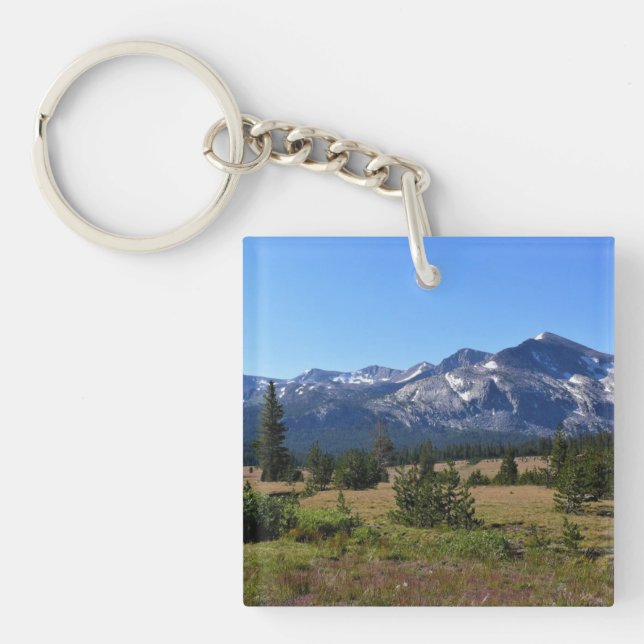 Tuolumne Meadows, Yosemite, CA Keychain (Front)