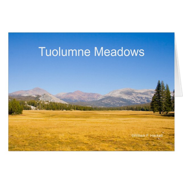 Tuolumne Meadows Yosemite California Products (Front Horizontal)