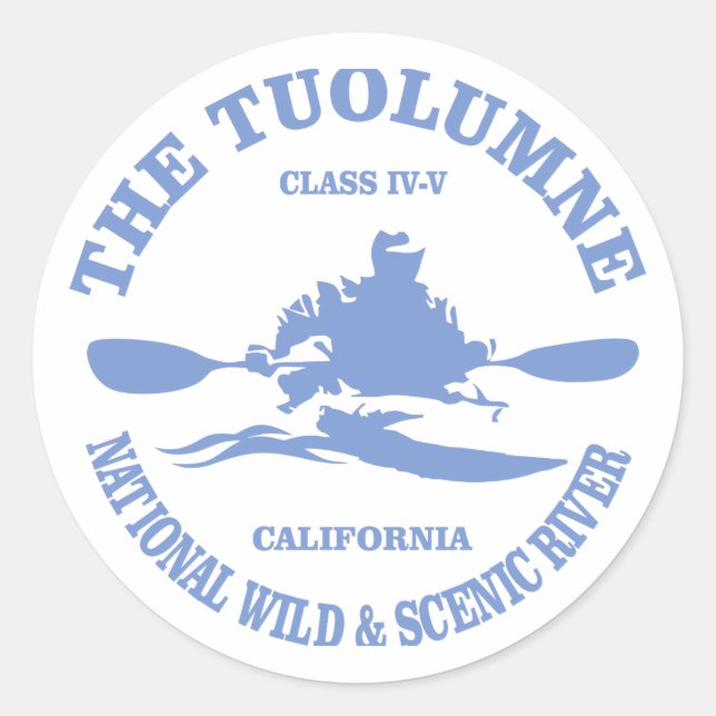 Tuolumne NWSR Classic Round Sticker (Front)