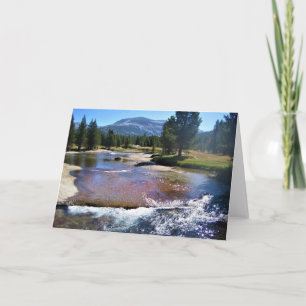 Tuolumne River in Tuolumne Meadows, Yosemite, CA Card
