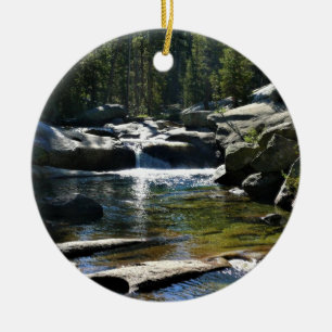 Tuolumne River in Tuolumne Meadows, Yosemite, CA Ceramic Ornament