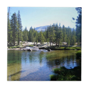 Tuolumne River in Tuolumne Meadows, Yosemite, CA Tile