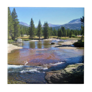 Tuolumne River in Tuolumne Meadows, Yosemite, CA Tile