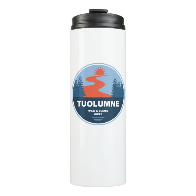 Tuolumne Wild And Scenic River California Thermal Tumbler (Front)