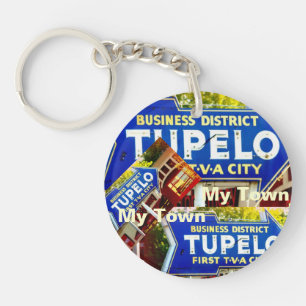 Tupelo, Mississippi - My Town! Keychain