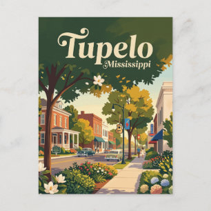 Tupelo, Mississippi Postcard