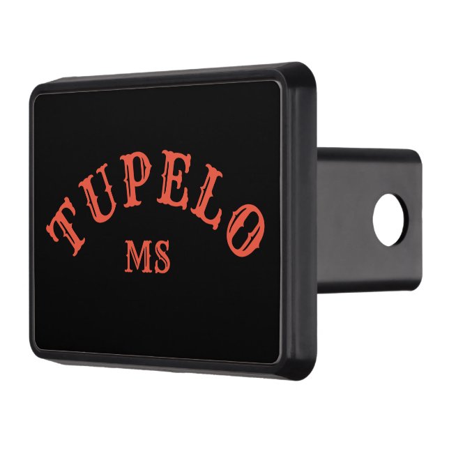 Tupelo, Mississippi Trailer Hitch Cover (Left)