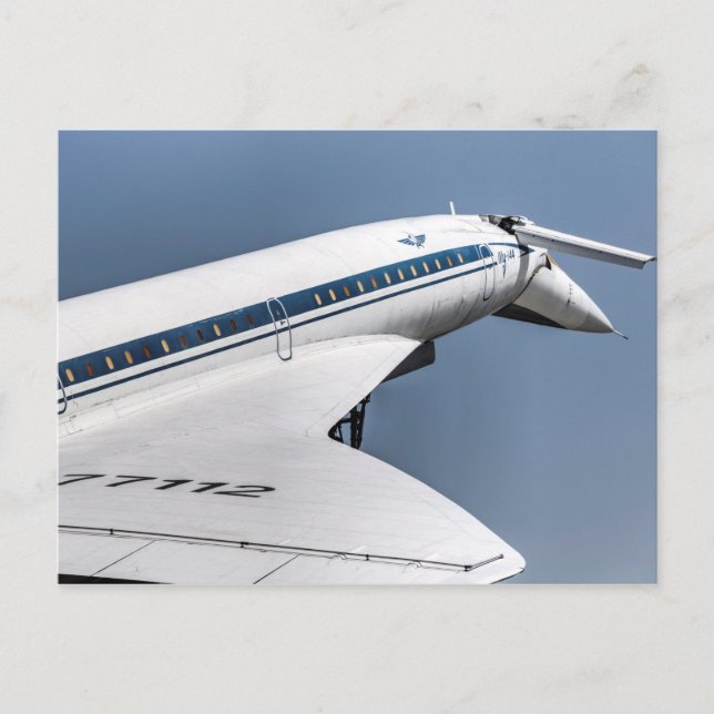 Tupolev TU-144 Postcard (Front)