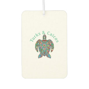 Tur Caicos Tribal Turtle Air Freshener
