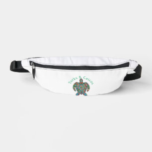 Tur Caicos Tribal Turtle Fanny Pack