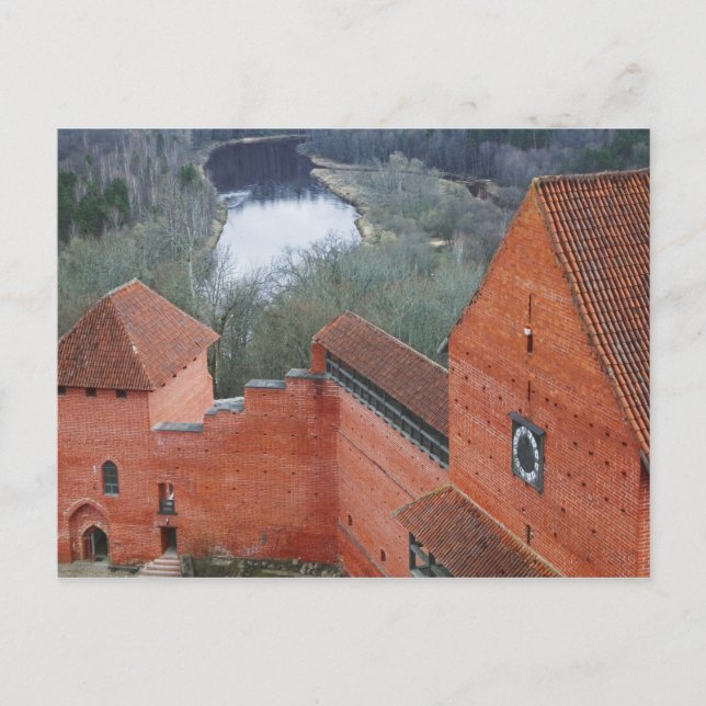 Turaida Castle by Gauja River, Sigulda, Latvia Postcard (Front)