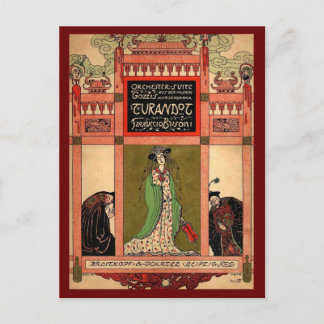 Turandot, a Puccini Opera Postcard