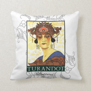 Turandot Opera Throw Pillow