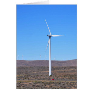 Turbine éolienne dans l'est de l'Ouest