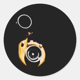 Turbo and Mechanic Round Sticker, Glossy Classic Round Sticker