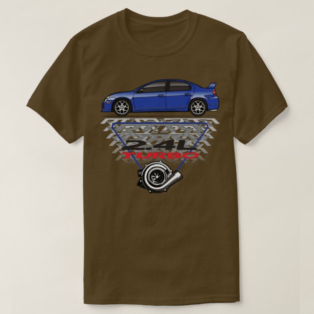 Turbo Blue T-Shirt (Design Front)
