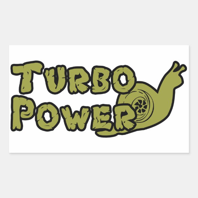 Turbo Power Sticker (Front)
