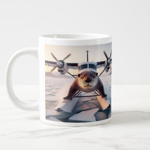 Turbo Prop Twin Engine Float Plane Bush Canada Large Coffee Mug