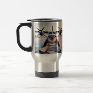 Turbo Prop Twin Engine Float Plane Bush Canada Travel Mug