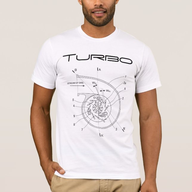 Turbo Schematic T-Shirt (Front)