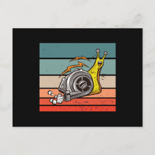 Turbo snail postcard