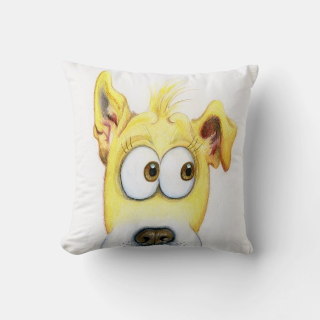 Turbo Throw Pillow (Front)