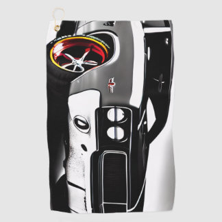 Turbo Towel: Muscle Car-Inspired Golf Towel