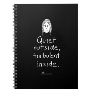 Turbulent Inside Black Notebook