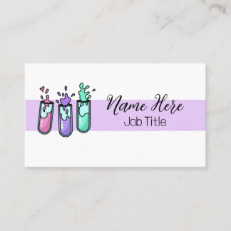 Turbulent Test Tubes Business Card