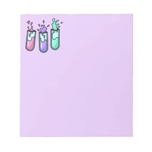 Turbulent Test Tubes Notepad