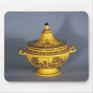 Tureen with black print design, c.1820 mouse pad