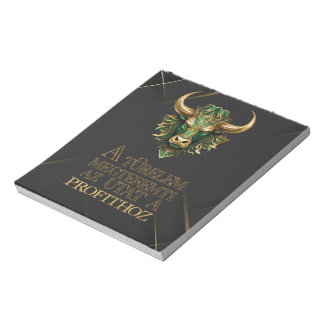 Türelem | Motiváció | Bull market Notepad