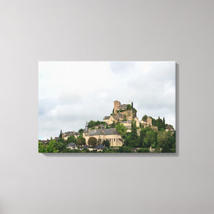 Turenne village in France Canvas Print