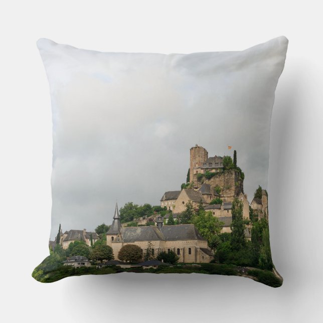 Turenne village in France Throw Pillow (Front)