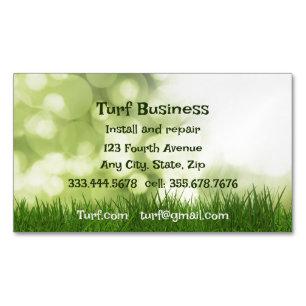 Turf Lawn Sod Farm Business Card