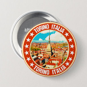 Turin                                              3 inch round button