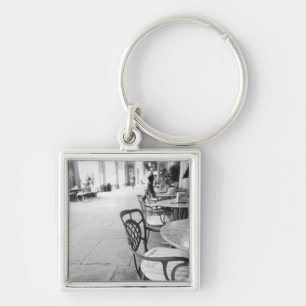 Turin Italy, Cafe and Archway Keychain