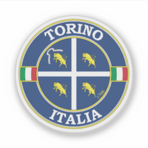 Turin Italy Circle Emblem