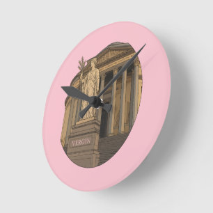 Turin Sabaudo Zodiac - Vergin Virgin Design Round Clock