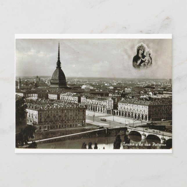 Turin, Torino, city view Postcard (Front)