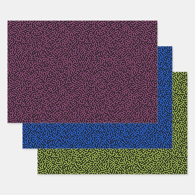 Turing Motif Wrapper Feuilles papier (Lot)
