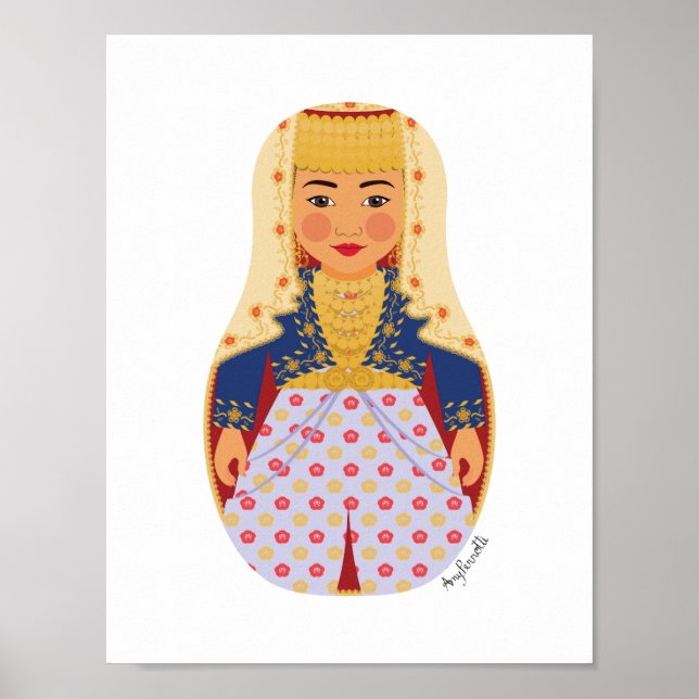 Turk Bride Matryoshka Poster (Front)