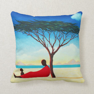 Turkana Afternoon 1994 Throw Pillow