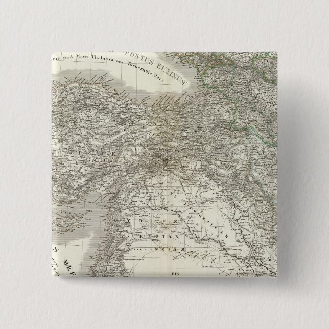 Turkei - Turkey 2 Inch Square Button (Front)